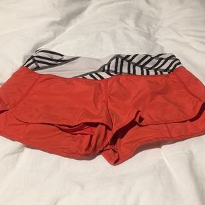 Size 6 Lululemon speed shorts